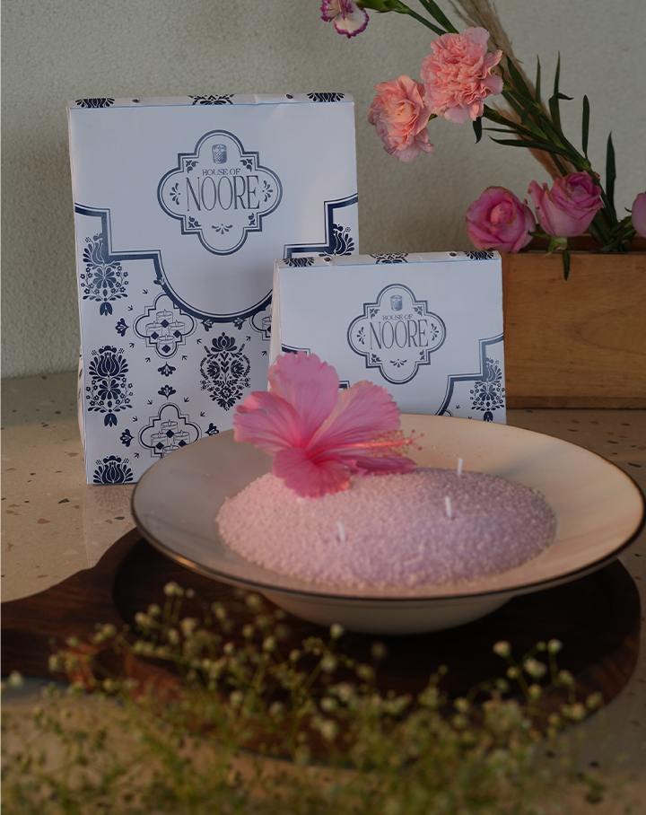 Lavender Haze Pearl Candle