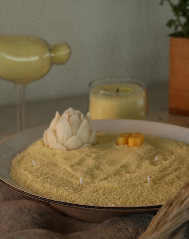 Lemon Bloom Pearl Candle