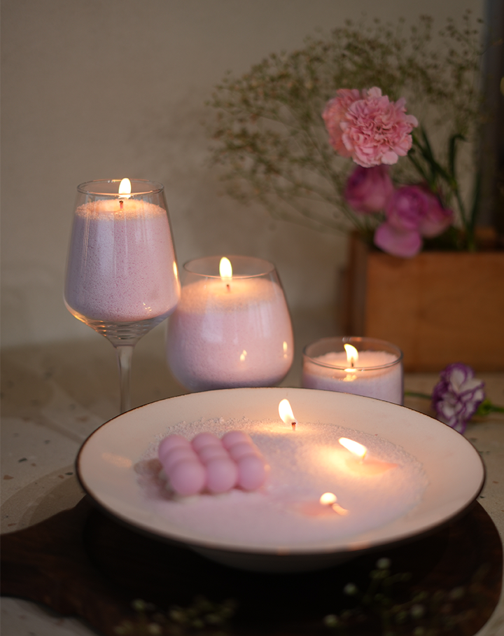 Cherry Blossom Pearl Candle