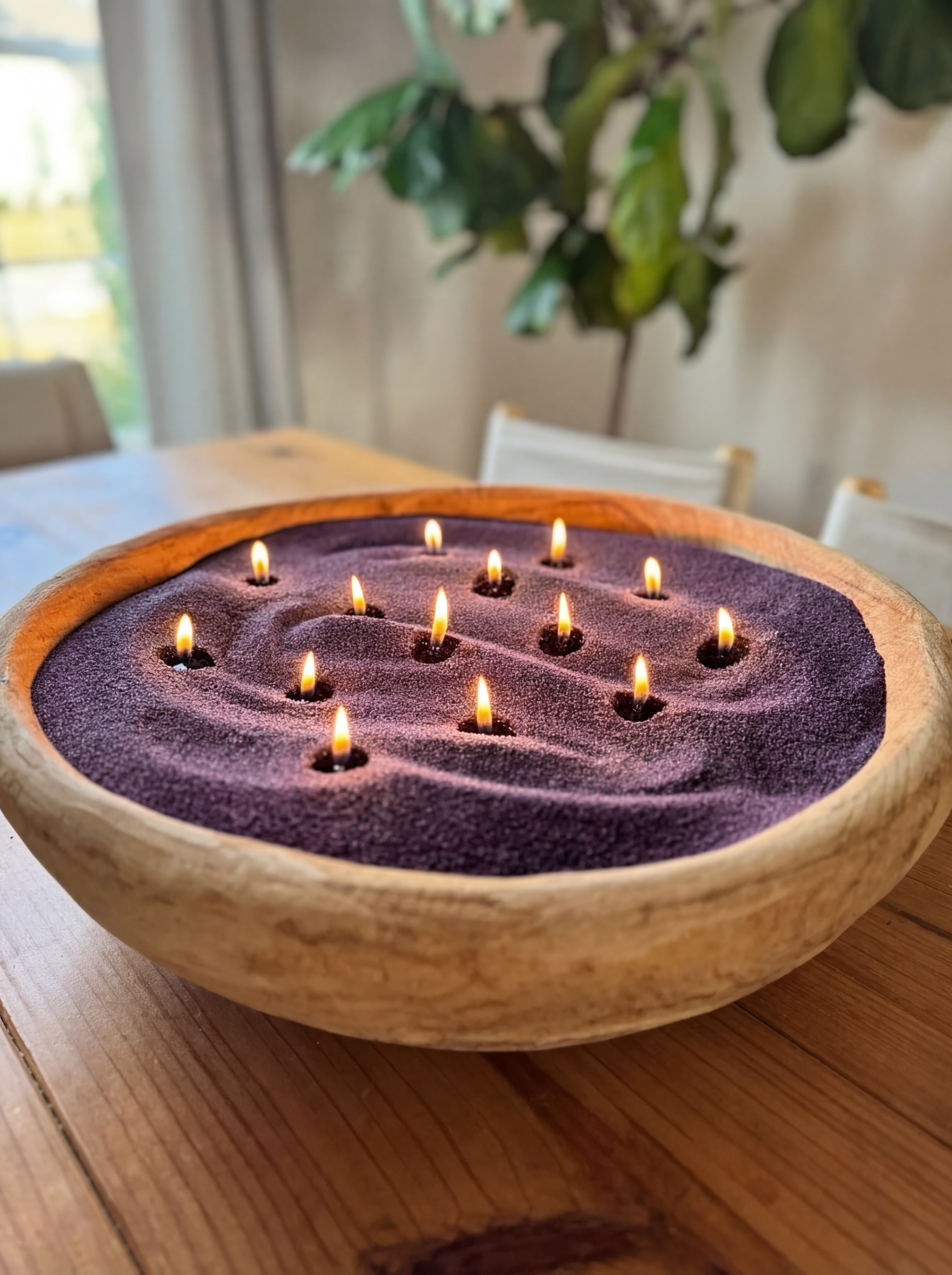 Amethyst Pearl Candle